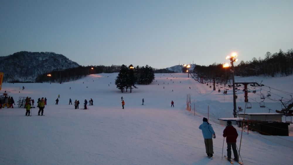 熱海 冬 スポーツ スキー リゾート 景色